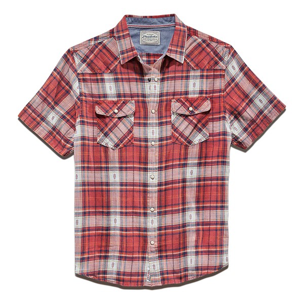 Men's Flag & Anthem Newbern Vintage Washed Western Short Sleeve Shirt product image