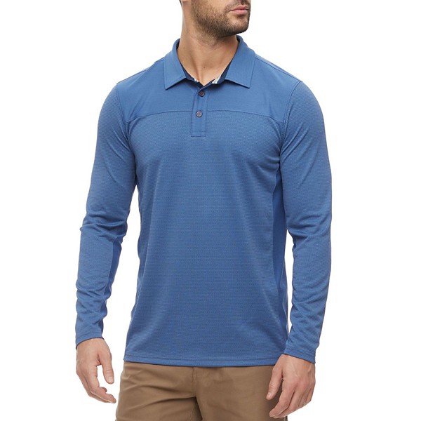 Men's Flag & Anthem Louisville Blocked Long Sleeve Performance Golf Polo product image