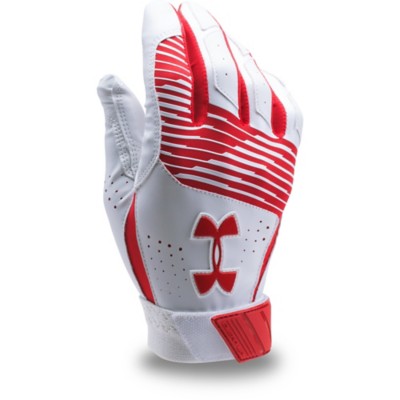 all red under armour gloves
