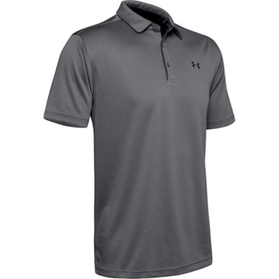 grey under armour polo shirt