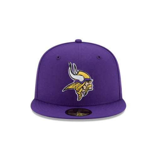 Men's New Era Black Minnesota Vikings Omaha 59FIFTY Fitted Hat