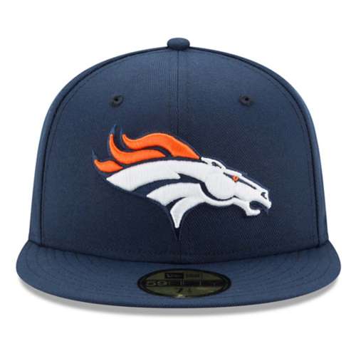 New Era Denver Broncos Navy Omaha 59FIFTY Fitted Hat