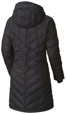 columbia long coat with hood