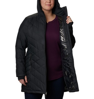 Women's Columbia Plus Size Heavenly Hooded Mid Parka