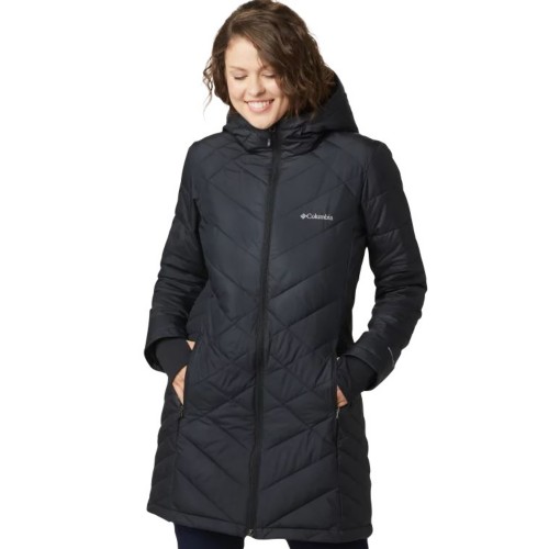 Columbia women's heavenly long hooded jacket plus size online