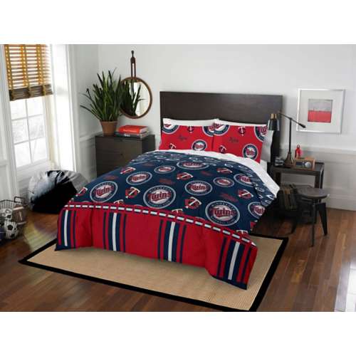 TheNorthwest Minnesota Twins Rotary Full Comforter Set