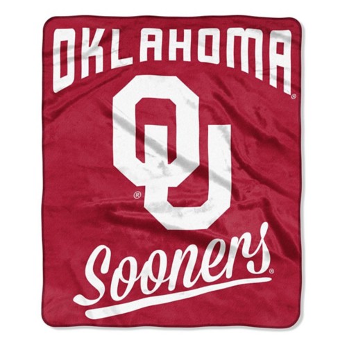 TheNorthwest Oklahoma Sooners Signature Raschel Throw Blanket - Primary Image