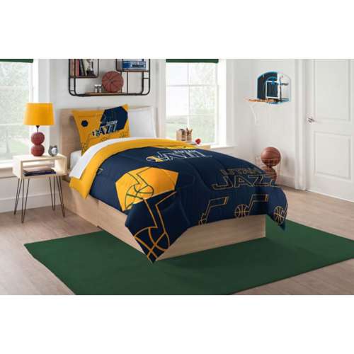 TheNorthwest Utah Jazz Hexagon Twin Comforter Set