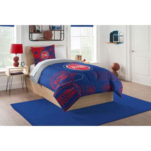 TheNorthwest Detroit Pistons Hexagon Twin Comforter Set
