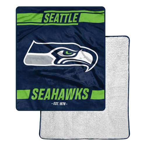 TheNorthwest Seattle Seahawks 50x60 Reverse Sherpa 22 Blanket