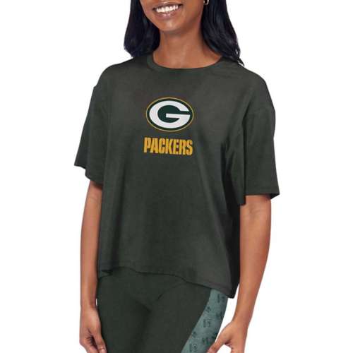 TheNorthwest Women's Green Bay Packers Certo Crop T-Shirt