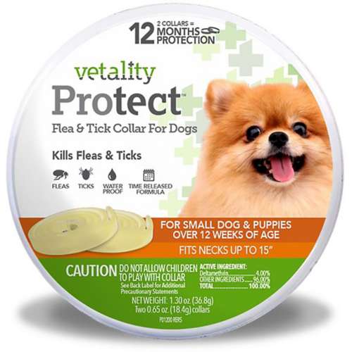 Vetality Protect Flea and Tick Collar for Dogs