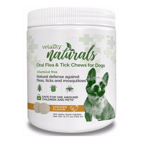 Oral flea & tick medication for fashion dogs