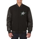 JH Design Dallas Stars Wool & Leather Reversible Jacket