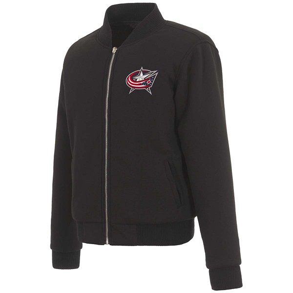 JH Design Women's Columbus Blue Jackets Reversible Fleece Jacket product image