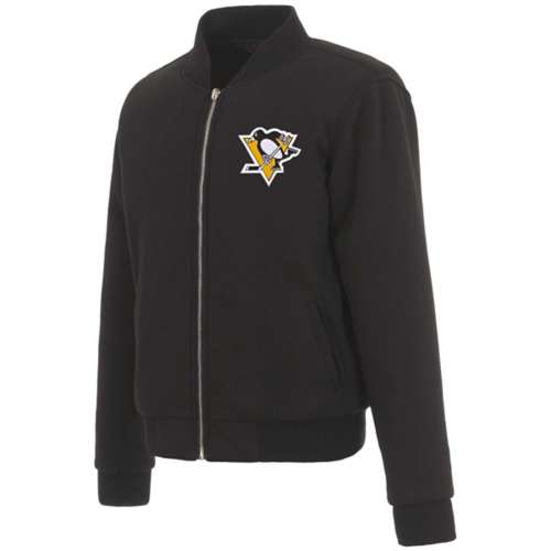 JH Design Women's Pittsburgh Penguins Reversible Fleece Jacket