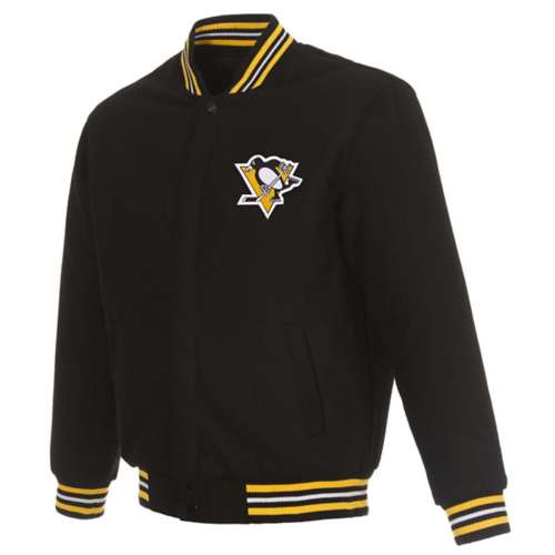 JH Design Pittsburgh Penguins Reversible Wool Jacket