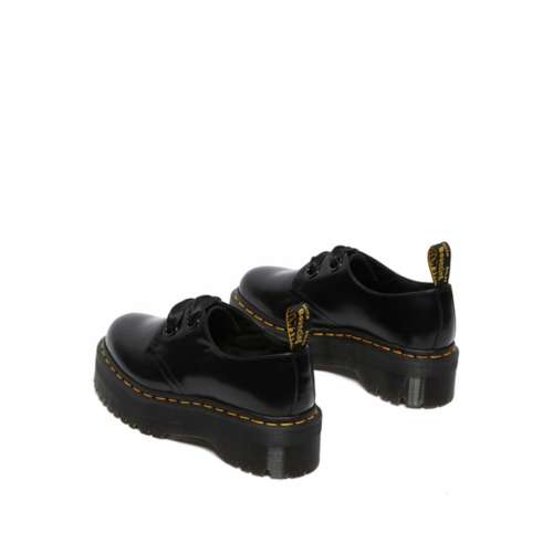 dr martens holly ribbon flatform shoes