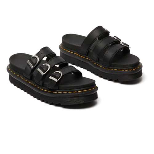 Women's Dr Martens Blaire Leather Flatform Sandals