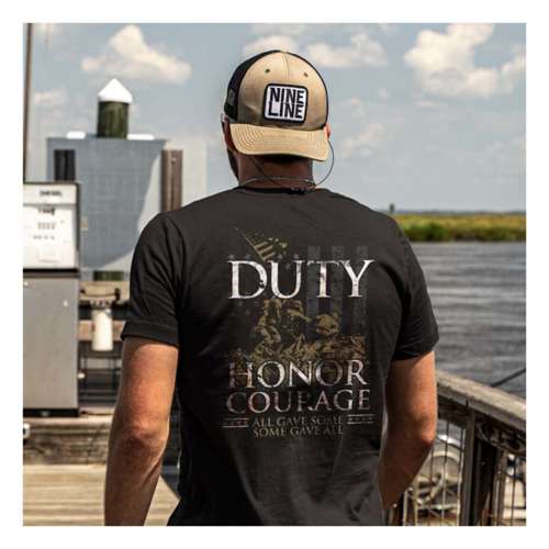 Men's Nine Line Duty Honor and Courage T-Shirt
