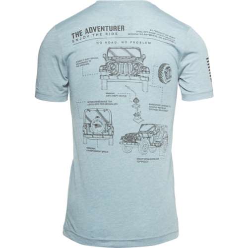 Men's Nine Line Jeep Adventure T-Shirt