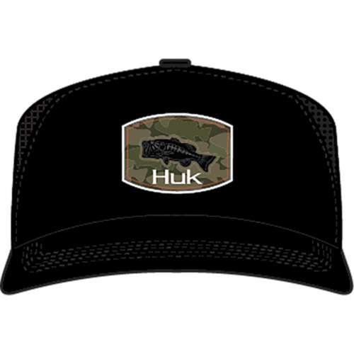 Adult Huk Bass Trucker Snapback Hat
