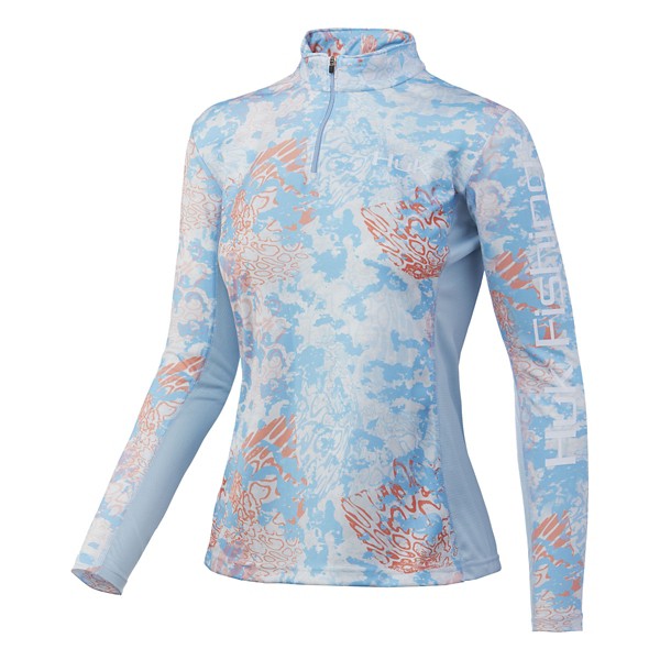 Women's Huk Icon X Tide Change 1/4 Zip Pullover product image