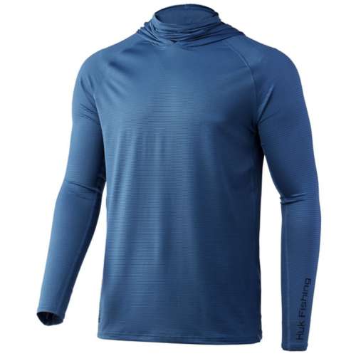 Men's Huk A1a Hd Long Sleeve Hooded T-Shirt