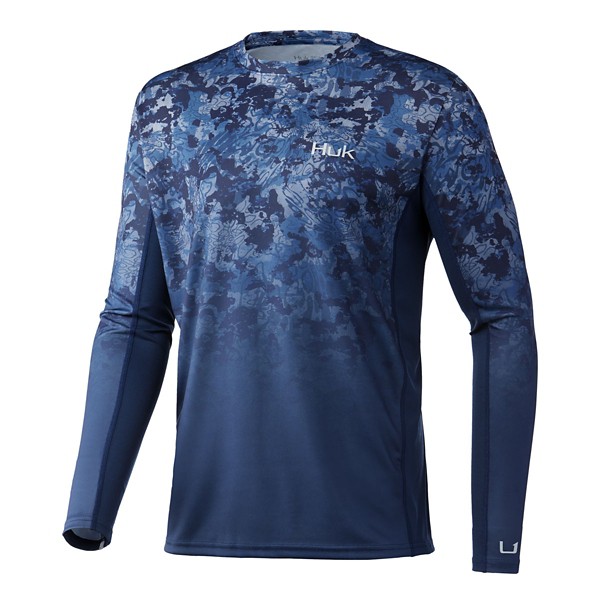 Men's Huk Icon X Tide Change Fade Long Sleeve Shirt product image