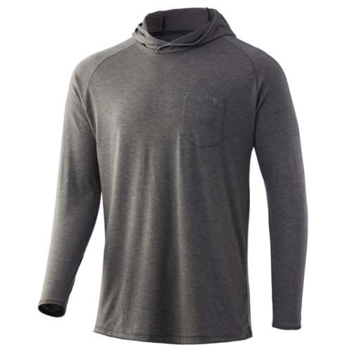 Men's Huk Waypoint HD Long Sleeve Hooded T-Shirt