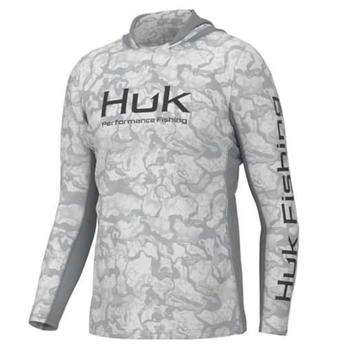 Huk Men's Icon x Inside Reef Hoodie - Medium - Harbor Mist