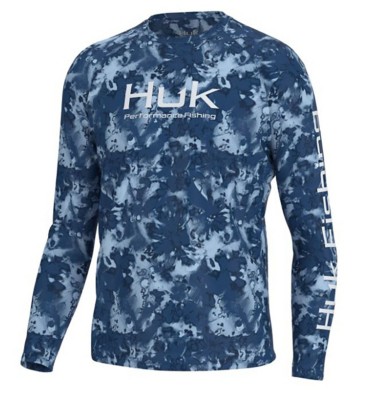 Men's Huk PursuitFin Flats Long Sleeve T-Shirt