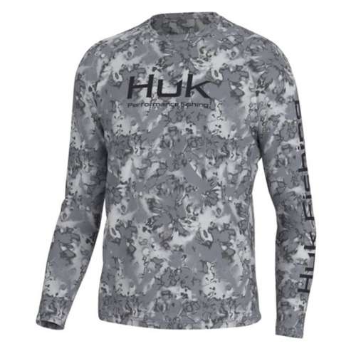 Men's Huk PursuitFin Flats Long Sleeve T-Shirt | SCHEELS.com