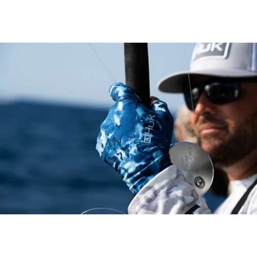 Men's Huk Pursuit Sun Fin Flats Fishing Gloves