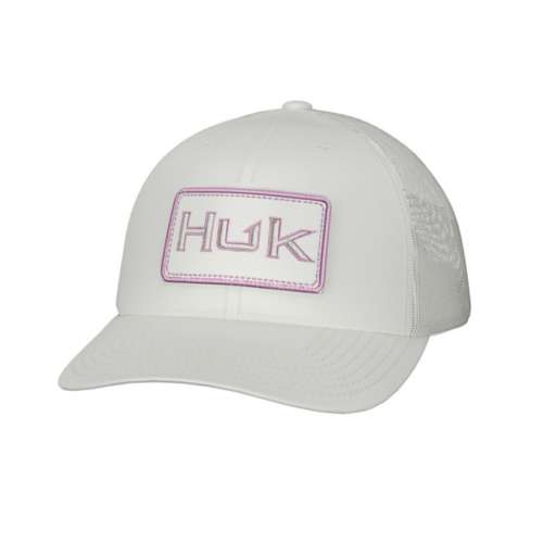 Women's Huk Bold Patch Trucker Adjustable P51 hat