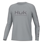 Kids' Huk Pursuit Solid Long Sleeve T-Shirt - Thumbnail 1 of 2