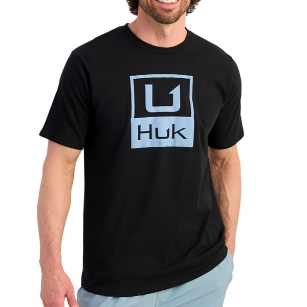 Men's Huk Stacked Logo T-Shirt - Huk