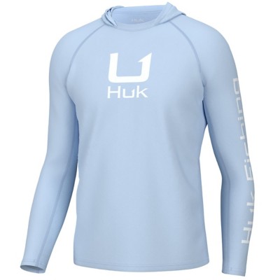 Men's Huk Icon Performance Knit small Sleeve Hooded T-Shirt