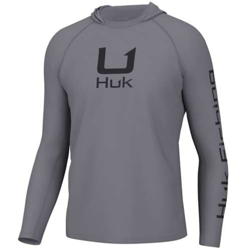 Men's Huk Icon Performance Knit Long Sleeve Hooded T-Shirt