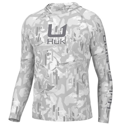 Men's Huk Icon Apex V Long Sleeve Hooded T-Shirt