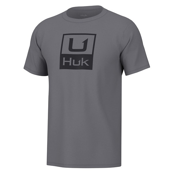 Men's Huk Stacked Logo T-Shirt - Huk