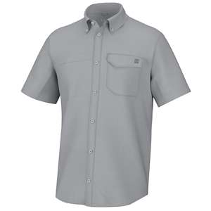 Red Head Fishing Shirt Mens 2XL Grey Short Sleeve Button Down Vented  Outdoors
