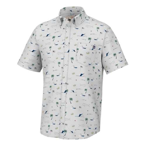 Huk Creekbed Short Sleeve Button-Down Shirt