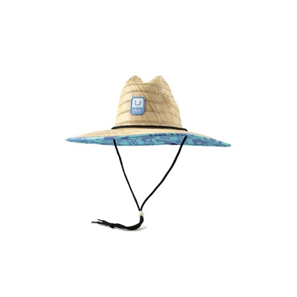 HUK Men's  Tiki Beach Straw Sun Hat