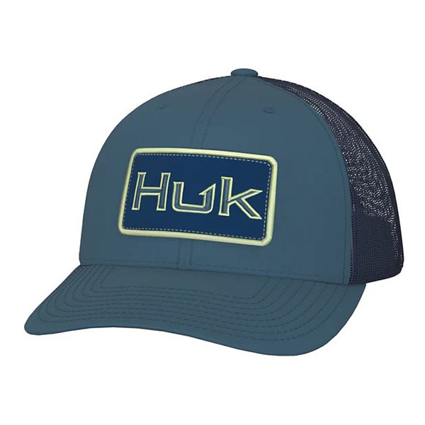 Men's Huk Bold Patch Trucker Adjustable Hat - Huk