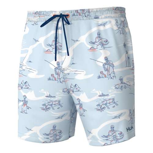 HUK Men's Elements Boardshorts | Fishing and Swim Shorts with 30+ UPF Sun  Protection