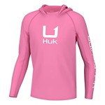 Kids' Huk Icon Long Sleeve Hooded T-Shirt - Thumbnail 1 of 2