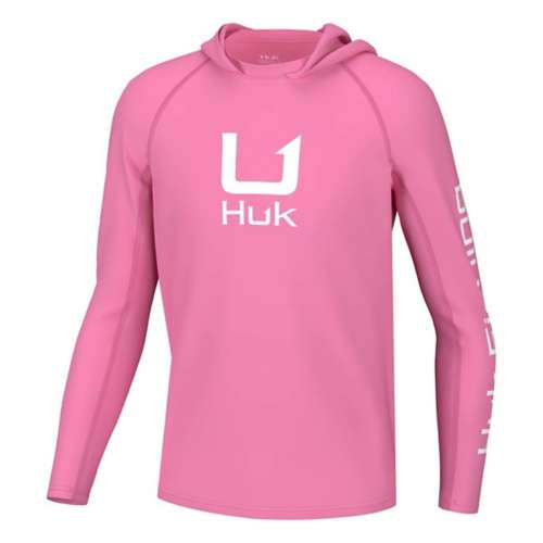  HUK Icon X Hoodie  Kids Long-Sleeve Shirt with Sun Protection:  Clothing, Shoes & Jewelry
