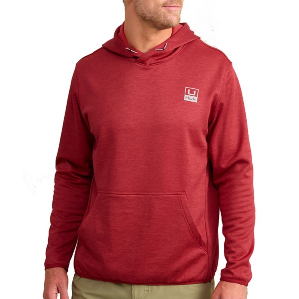 Men's Huk Huk'd Up Performance Fleece 1/4 Zip Hoodie - Huk