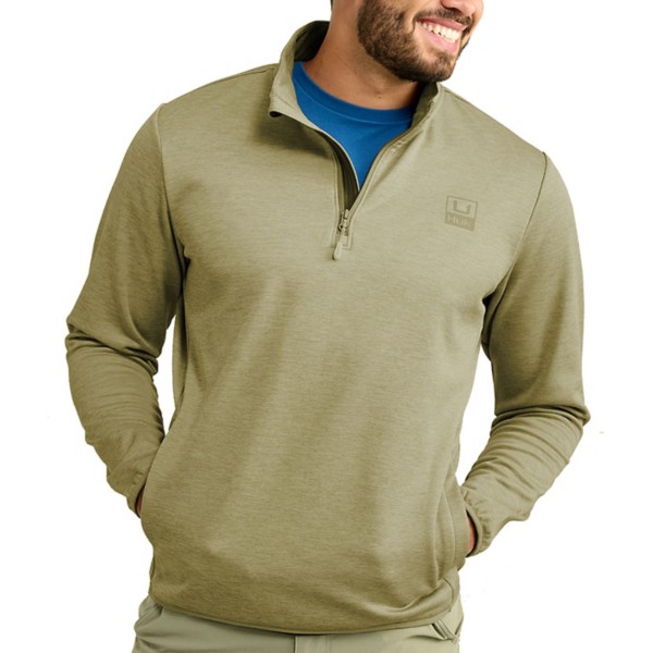 HUK Men's  Coldfront+ Performance Long Sleeve 1/4 Zip